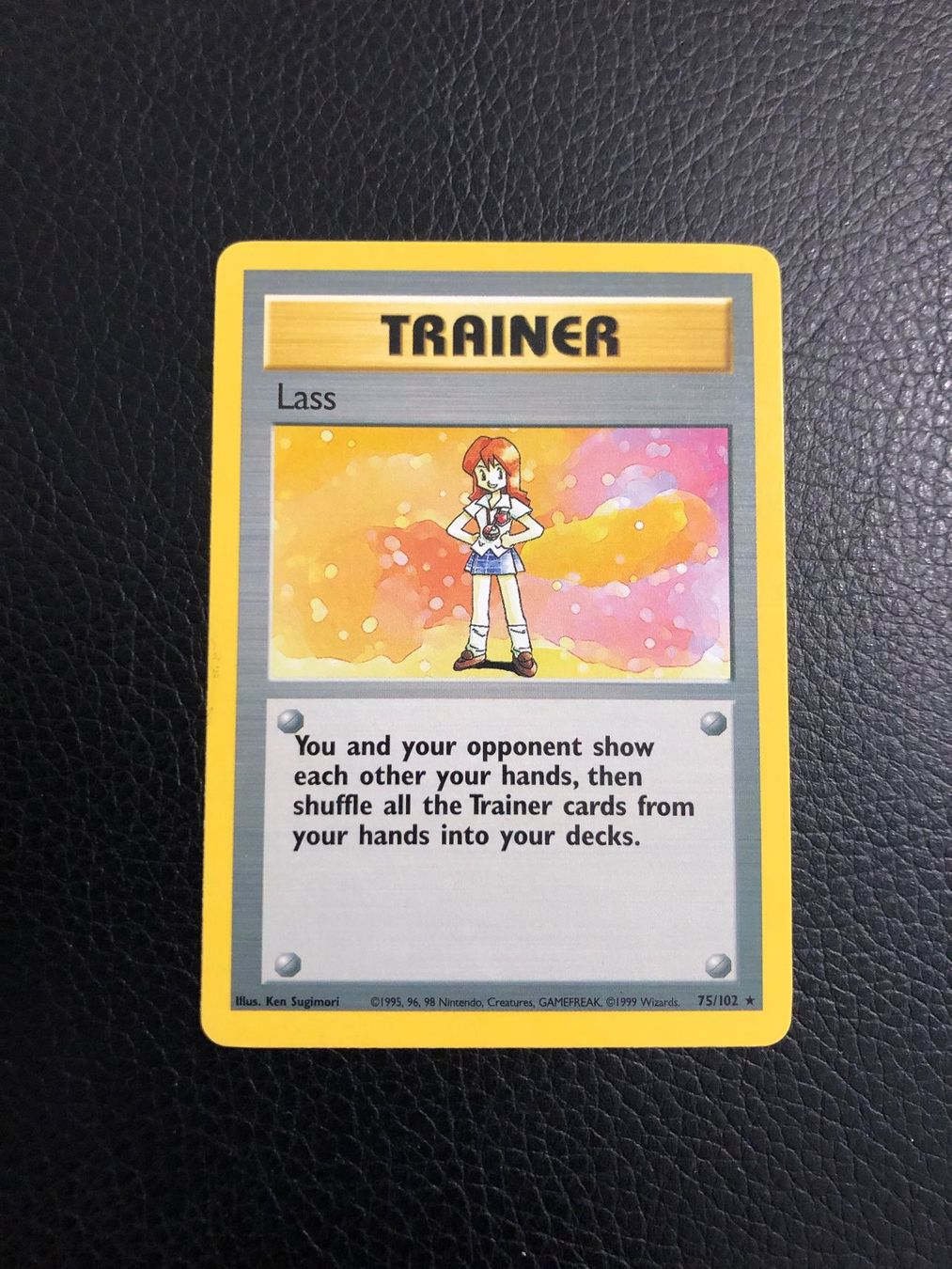 Pokémon Carte collezionabili: 1999 Base Set Lass rare 75/102 Ab 1 – Usato da Paradiso venduto da Pkmn10