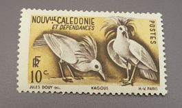 Neukaledonien 1948 Vogel alte briefmarke