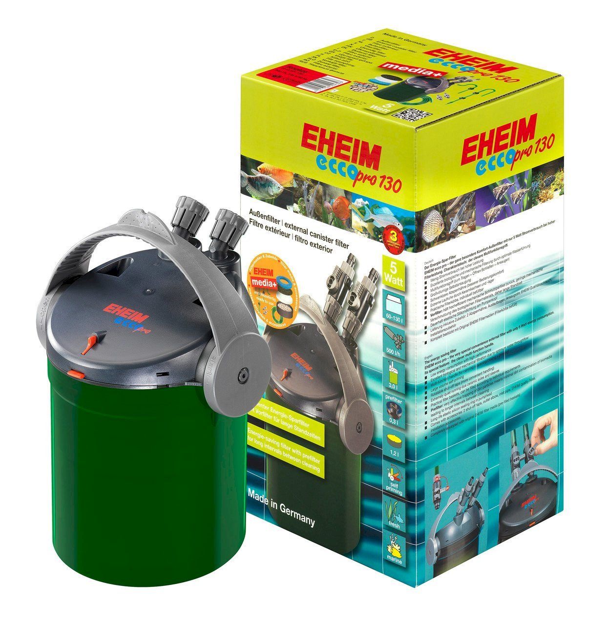 Eheim Filtri: Eheim Außenfilter 2032 ecco Pro 130 – Nuovo e nell'imballaggio originale da Bottighofen venduto da zaap