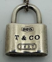 Tiffany & Co. 1837 Schloss Anhänger (925 Silber)