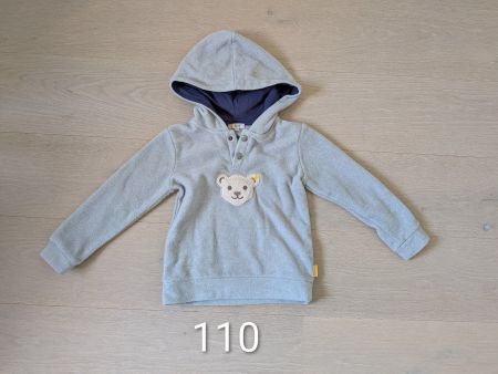 Steiff Fleece-Hoodie mit Teddy-Applikation | Gr. 110