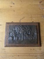 Plaque Bronze Relief Lausanne Place du Tunnel 1949 Tram