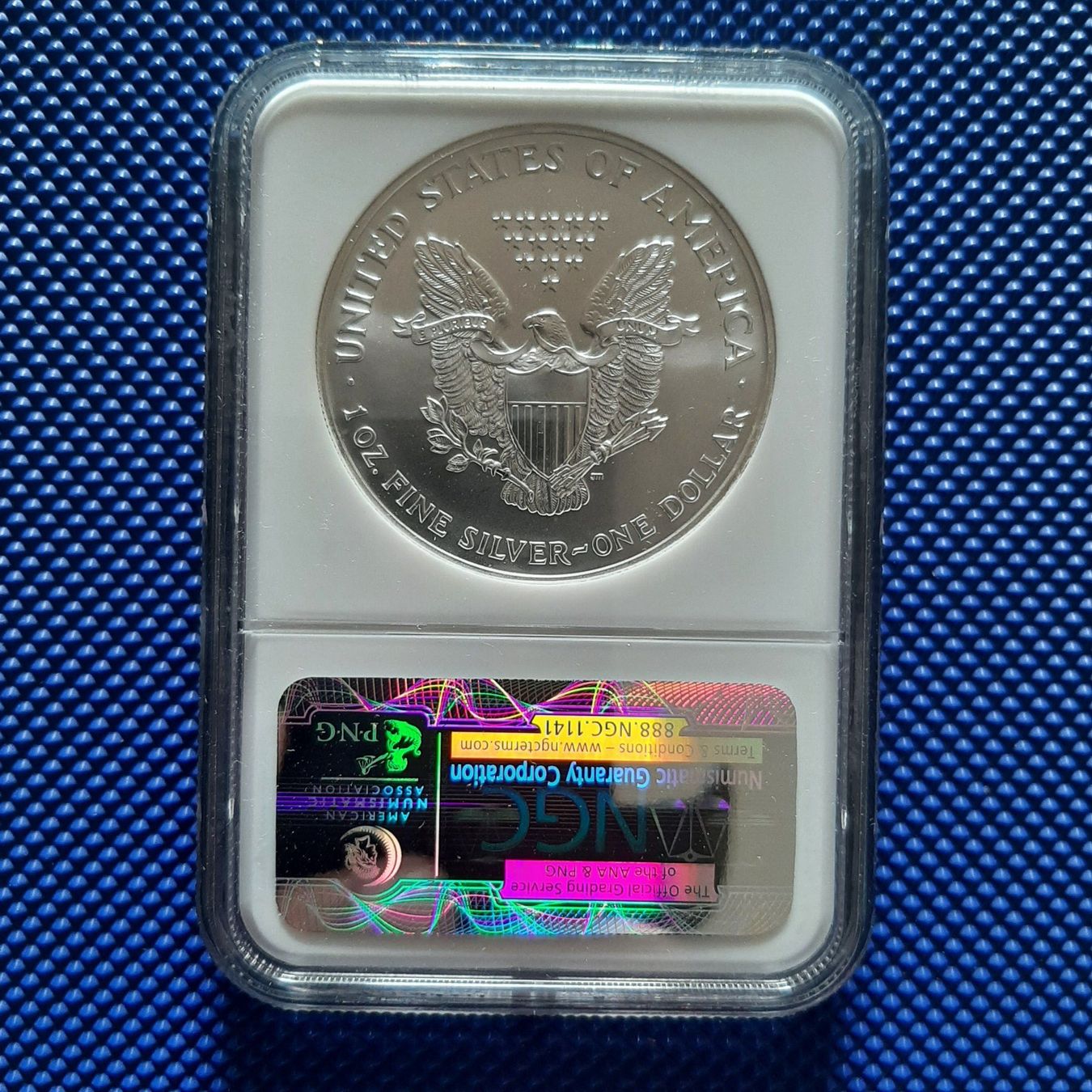 Tutti le monete: 1 oz Silver American Eagle 2001 NGC MS69 – Nuovo e nell'imballaggio originale da Carouge GE venduto da cecob0909 2