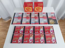 10 Stück DVD-R "imation" + 8 Stück CD-R "EMTEC" Leerhüllen