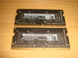 2 stück 4gb ddr4 2400 RAM für Laptop.