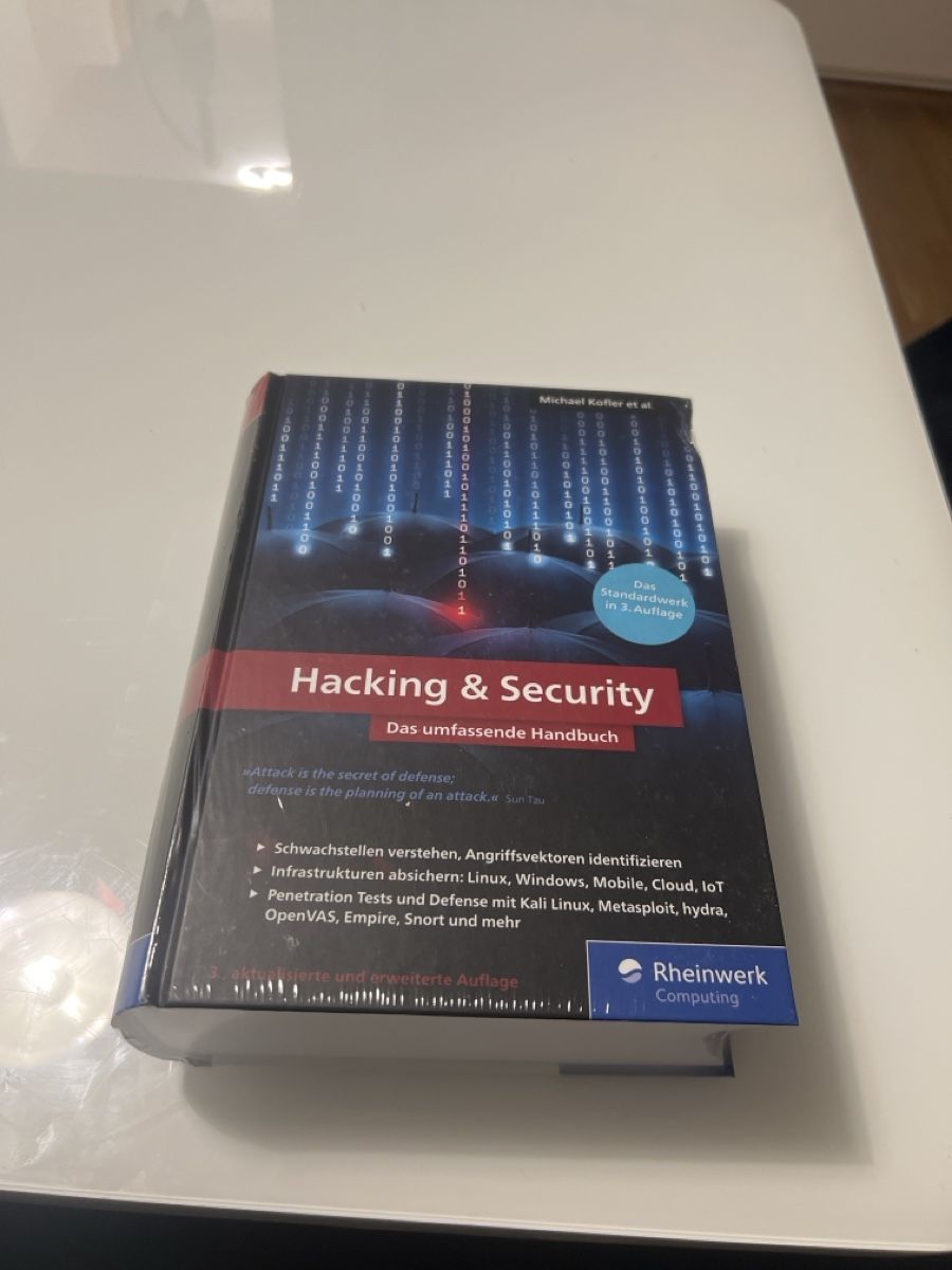 Libri: Hacking & Security – Das umfassende Handbuch – Nuovo e nell'imballaggio originale da Stein am Rhein venduto da Jermainiron 1