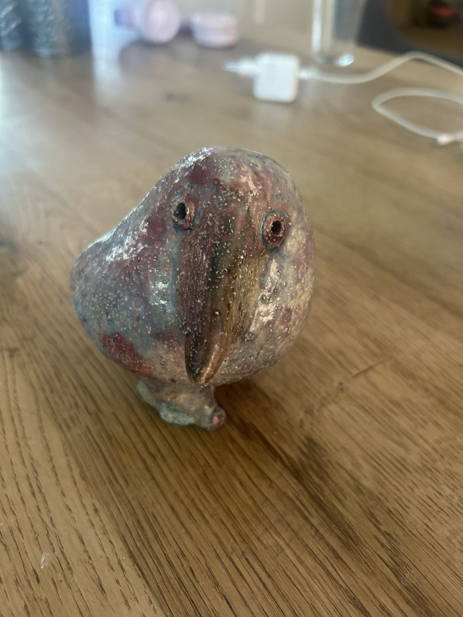 Statuette: Keramikfigur Vogel Ueli Schmutz – Usato da Bern venduto da miafilippa01 1