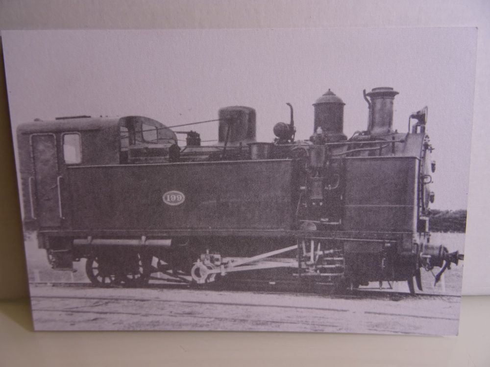 Postcard Neuseeland Fell lokomotive H.199.The last surviving (Neu ...