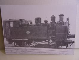 Postcard Neuseeland Fell lokomotive H.199.The last surviving
