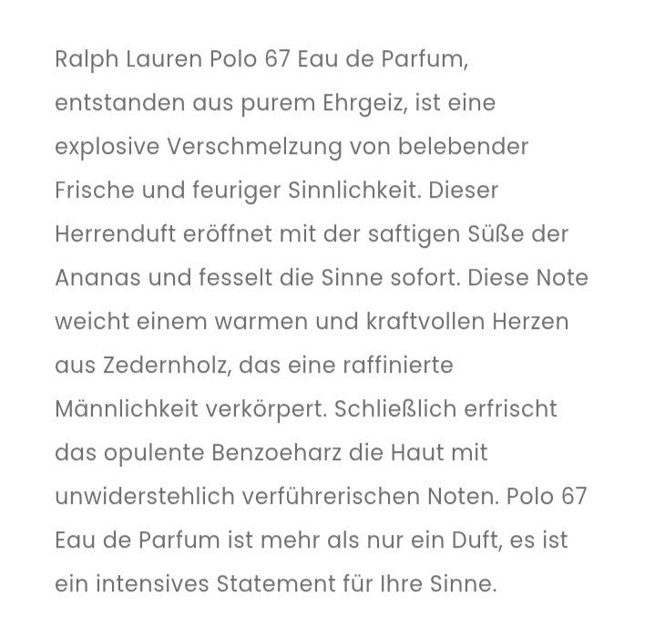 Ralph Lauren Profumi & Eau de Toilette: Ralph Lauren Eau de Toilette 125ml – Nuovo e nell'imballaggio originale da Unterägeri venduto da rockundco 2
