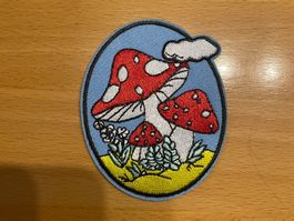 Champignon Pilz Fungo Patch Sticker Aufnäher 25