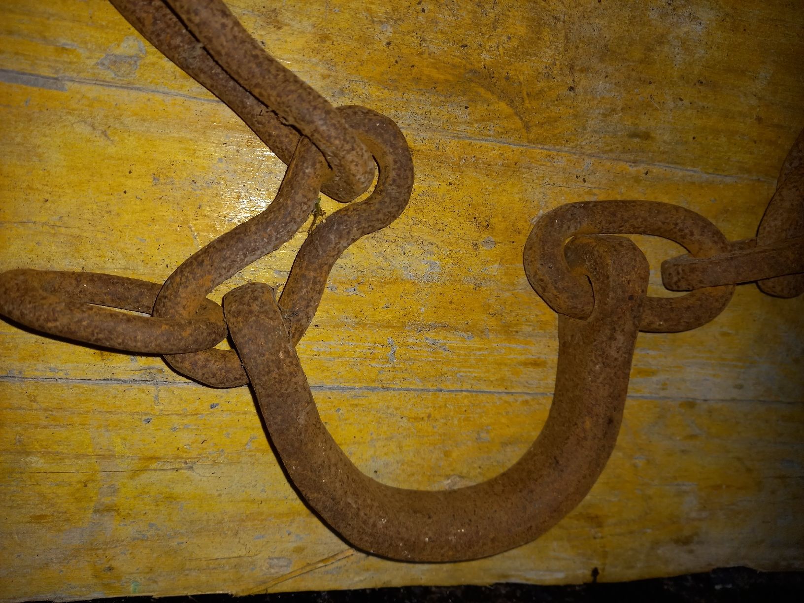 Catenine: Antike handgeschmiedete Bremskette – Usato da Galgenen venduto da Allerlei8854 2