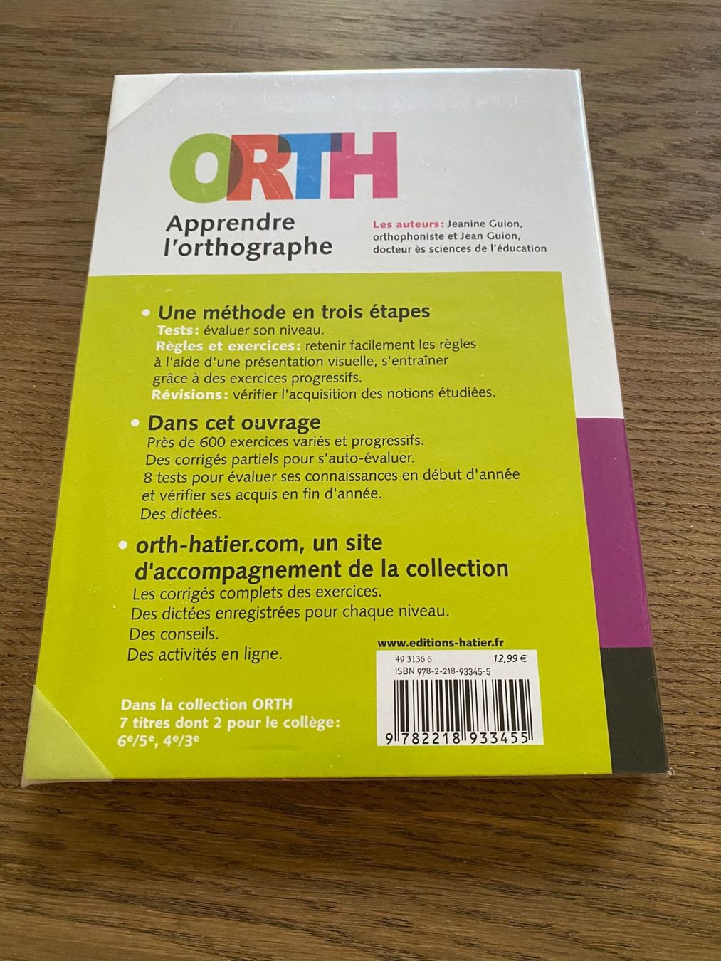 Libri: Apprendre l'orthographe – Usato da Delémont venduto da Petitlutin 1