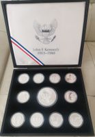 Einmaliges John F. Kennedy Set in Original-Box Silber 925