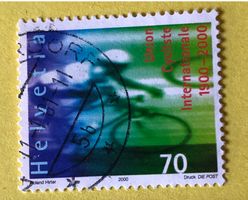 Nr.989 GESTEMPELT Radfahrer 2000  Siehe Original Fotos.  