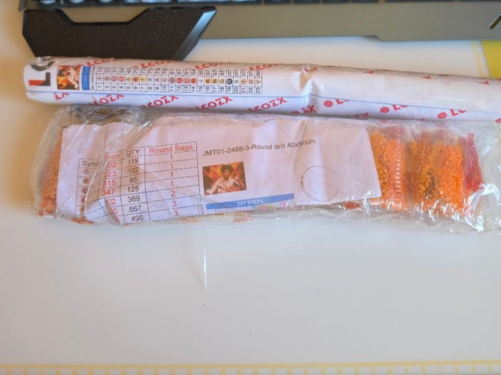 Kit bricolage: DIAMOND PAINTING BRUCE LEE – Nuovo e nell'imballaggio originale da Dintikon venduto da bonita099 1