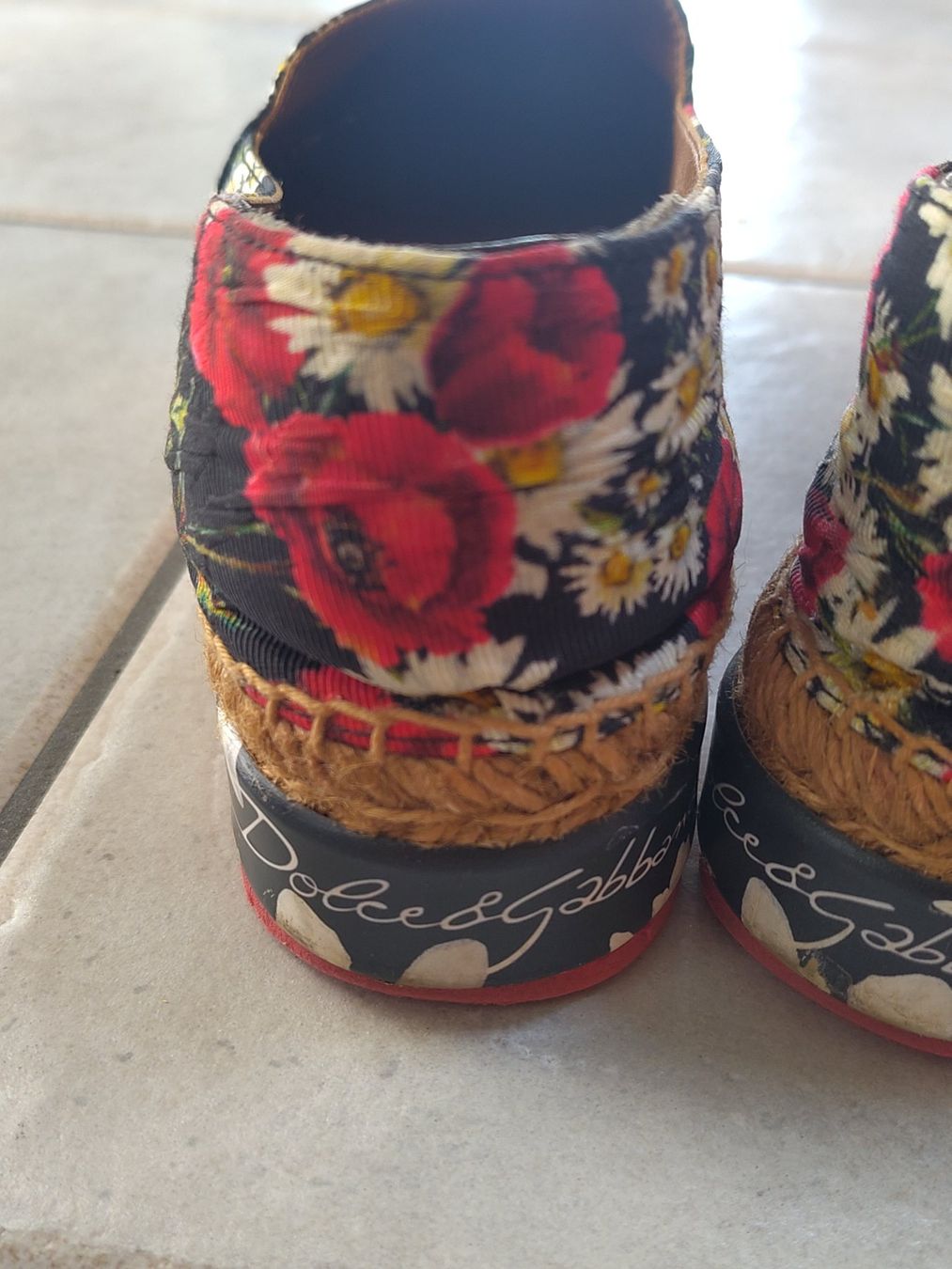 Dolce & Gabbana Scarpe da donna: Dolce & Gabbana Espadrilles mit Blumen Gr. 39 – Usato da Arbon venduto da Franca1979 7