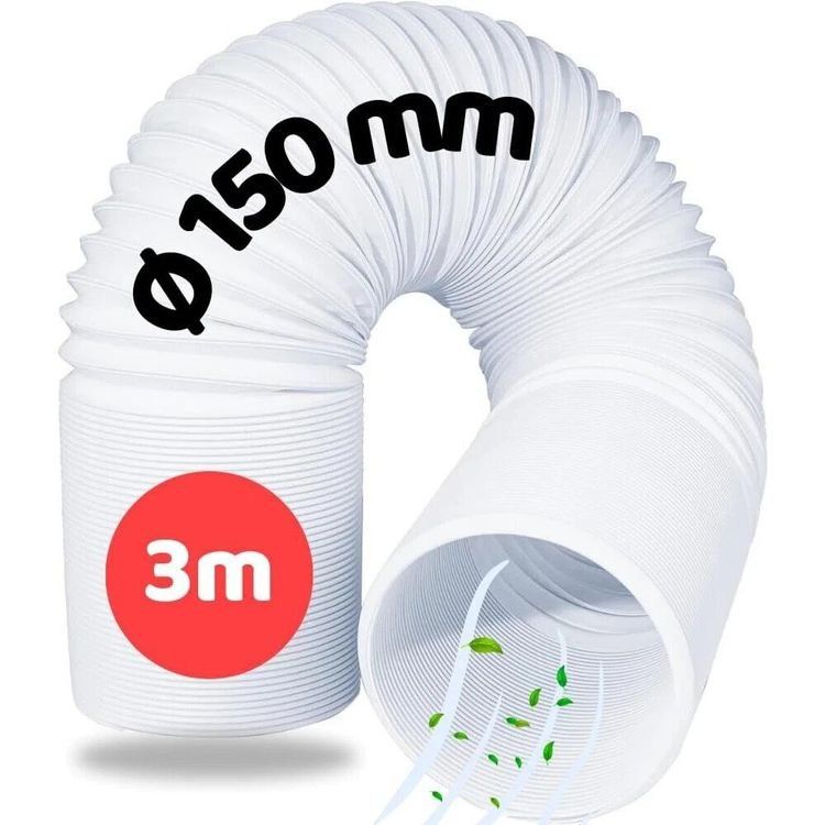 Climatiseurs: Klimagerät Abluftschlauch 3m Ø150mm für Trockner Abzugshaube – Neuf (Voir description) à Kirchdorf AG par Lionstein 1