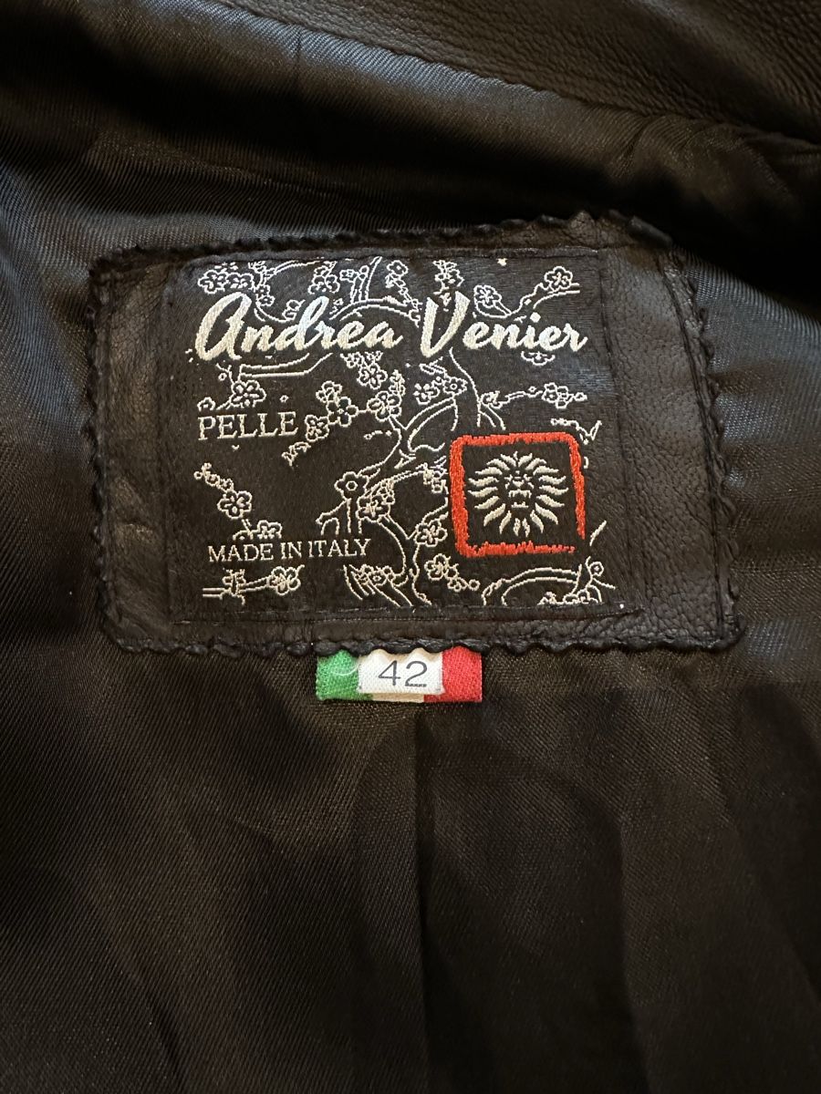 Giacche: Italian made Black Leather Jacket, Size 42 – Usato da Genève venduto da gra_xlk7 3