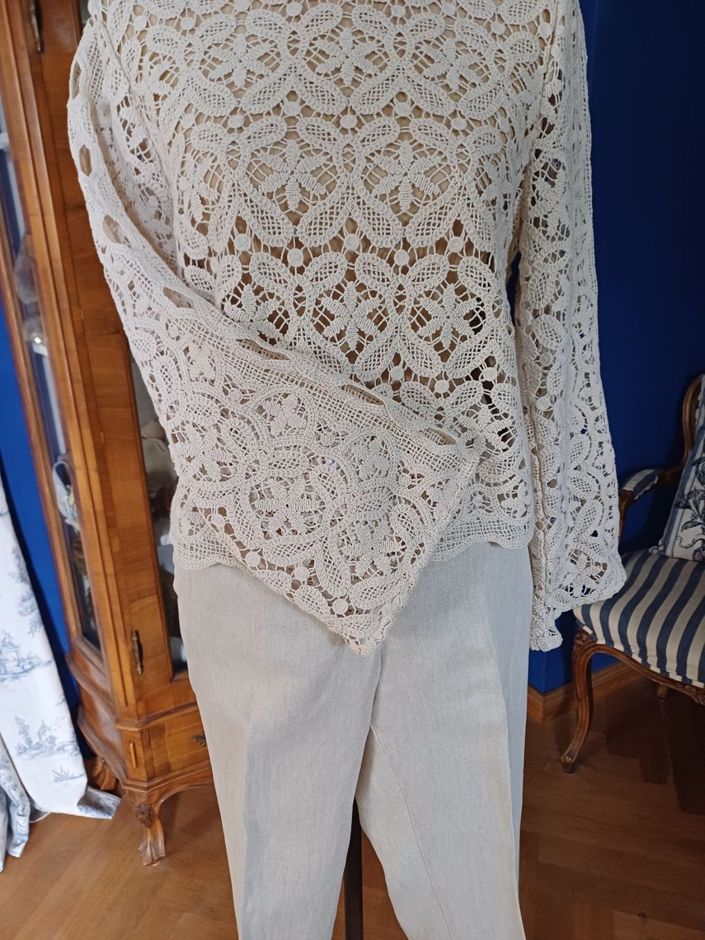 H&M Maglioni & Felpe: Leichter Pullover aus Baumwollspitze Gr. 38/ M – Nuovo (secondo la descrizione) da Romanshorn venduto da Hanibal424 1
