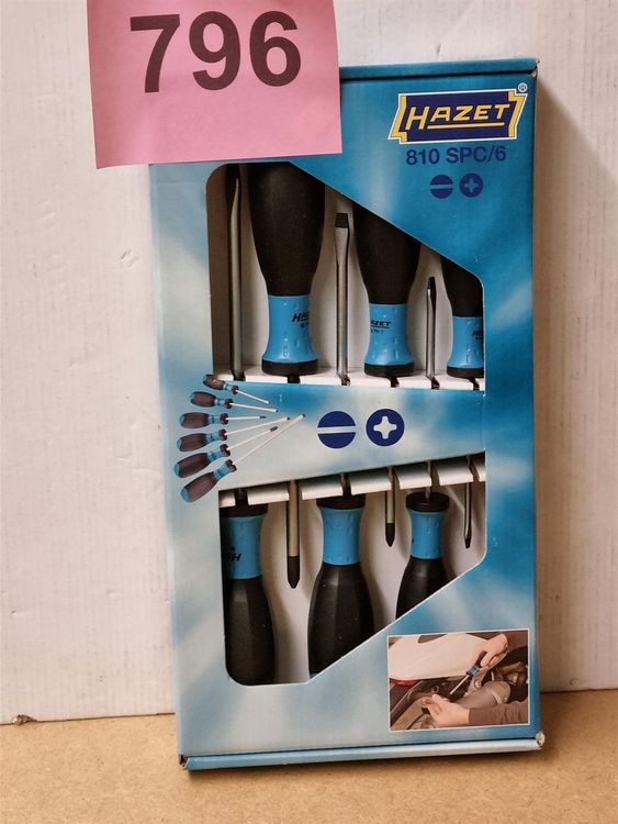 HAZET 751/6 Drift Pin Set - 6-Piece Multi-Colour Punch & Pin Set