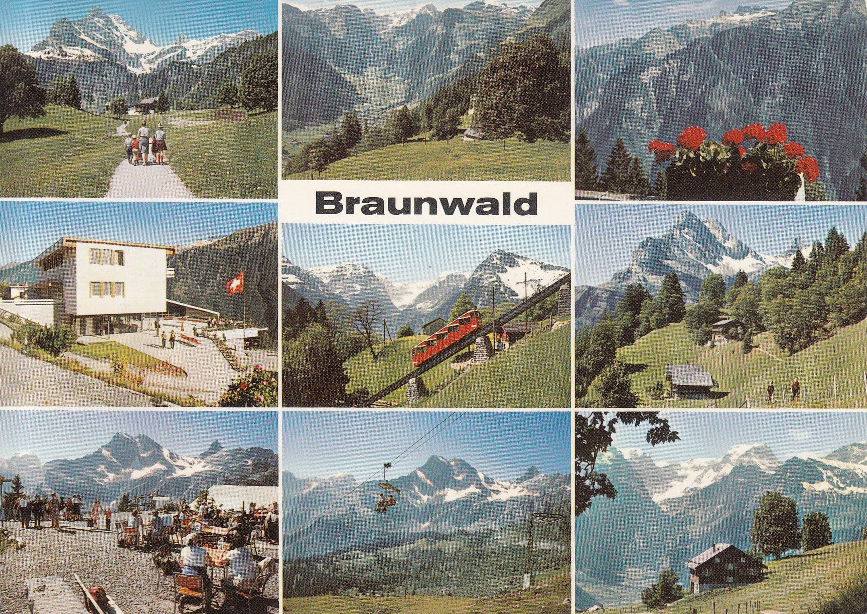Cartoline postali: Braunwald 1977 – Usato da Bürglen TG venduto da StampGraf