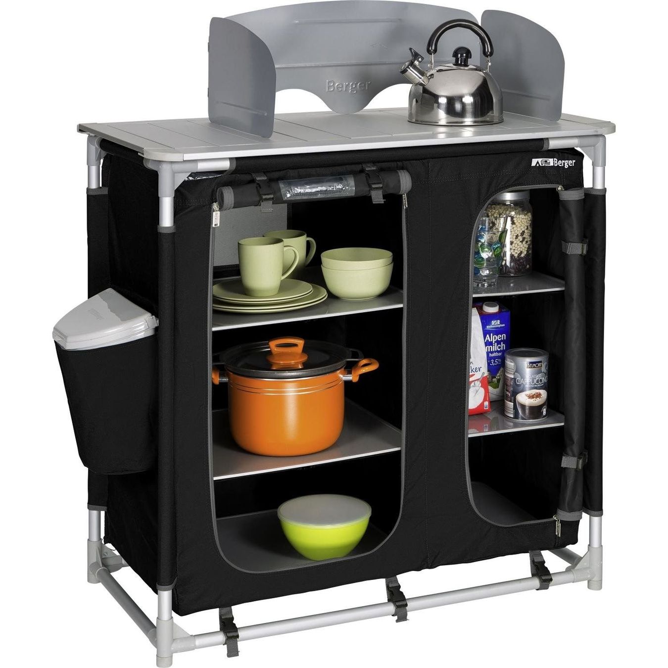 Cuisines complètes: Berger Küchenbox Premium II schwarz – D'occasion à Kollbrunn par nelson1918