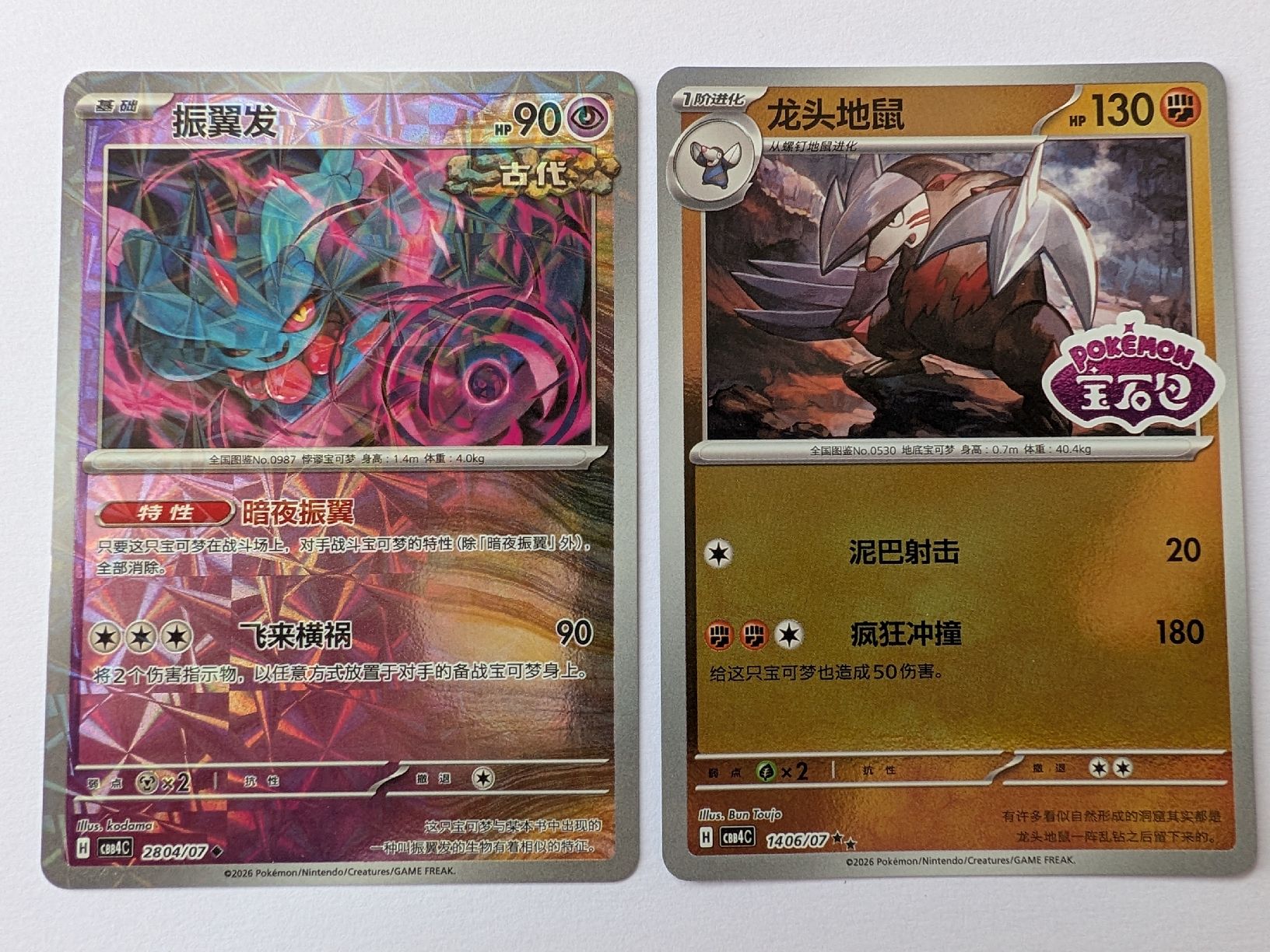 Pokémon Carte collezionabili: 2-teiliges Set chinesischer Pokémon-Karten  – Nuovo (secondo la descrizione) da Märstetten venduto da eri_9lt8