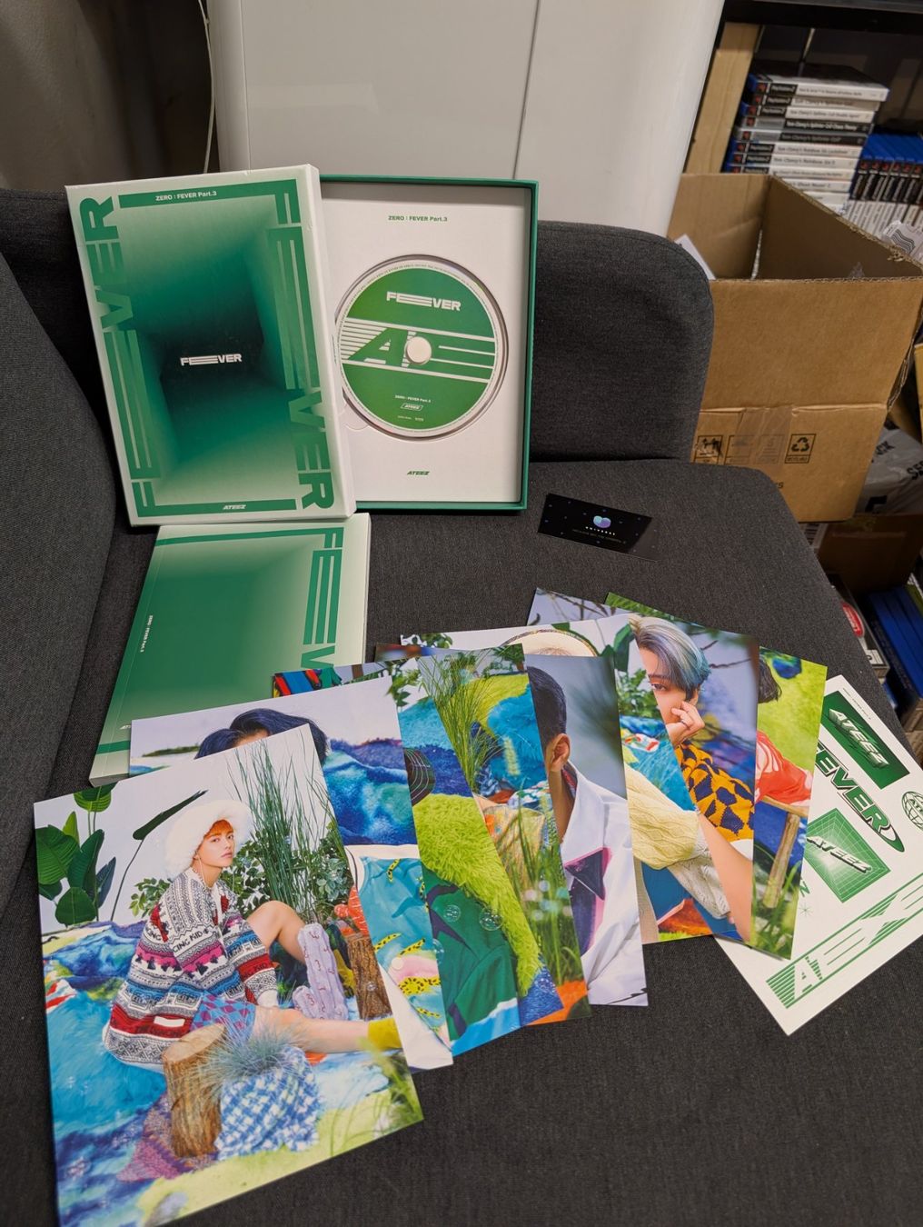 CDs: Ateez zero: fever part 3 green – Gebraucht aus Giubiasco von Ticinerd 1
