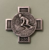 Abzeichen III. Zentralschweiz. Turn-Skitag Andermatt 1936