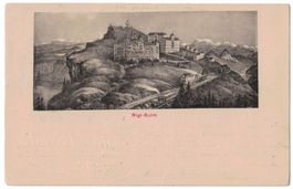 Rigi-Kulm, Kunstdruck, gelaufen 1904