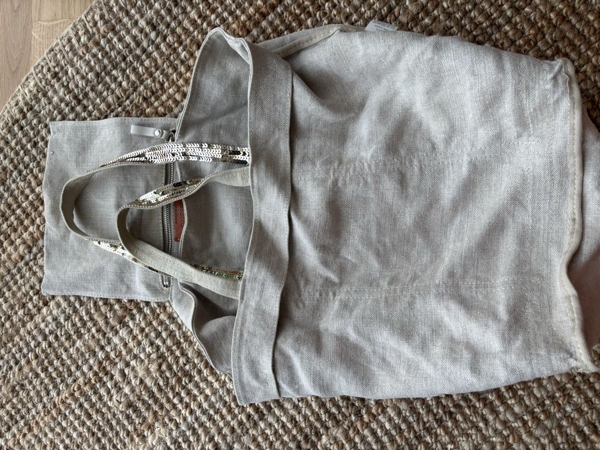 Vanessa Bruno Taschen für Damen: Vanessa Bruno Le Cabas linen bag – Gebraucht aus Zürich von kam_ysh2 4