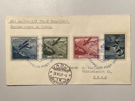 1932 Liechtenstein Graf Zeppelin, Vaduz - Bern, Top Rarität!