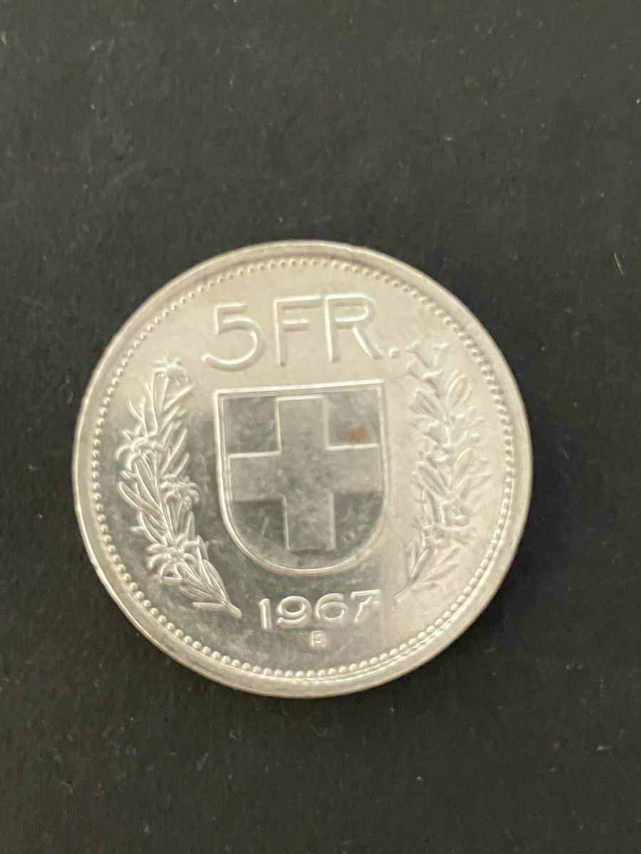 Tutti le monete: 5.- Silber CH Jahr 1967 – Usato da Meierskappel venduto da Hala03 2