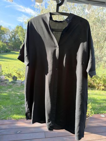 Chemise & Other Stories noire texturée taille 34