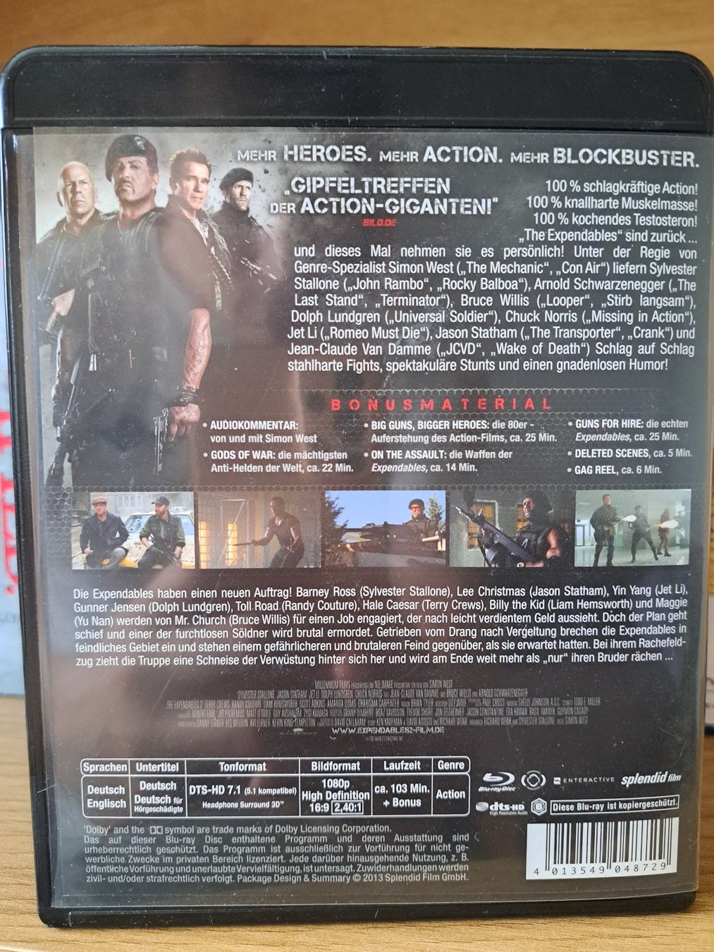 Tutti i DVDs: The Expendables 2 – Usato da Au ZH venduto da Blur.ay 1