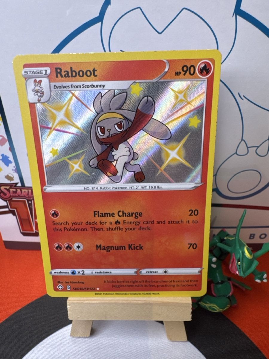 Pokémon Sammelbilder & Trading cards: POKÉMON / Shiny Raboot / Shining Fates – Gebraucht aus Herzogenbuchsee von TCG-High-Quality