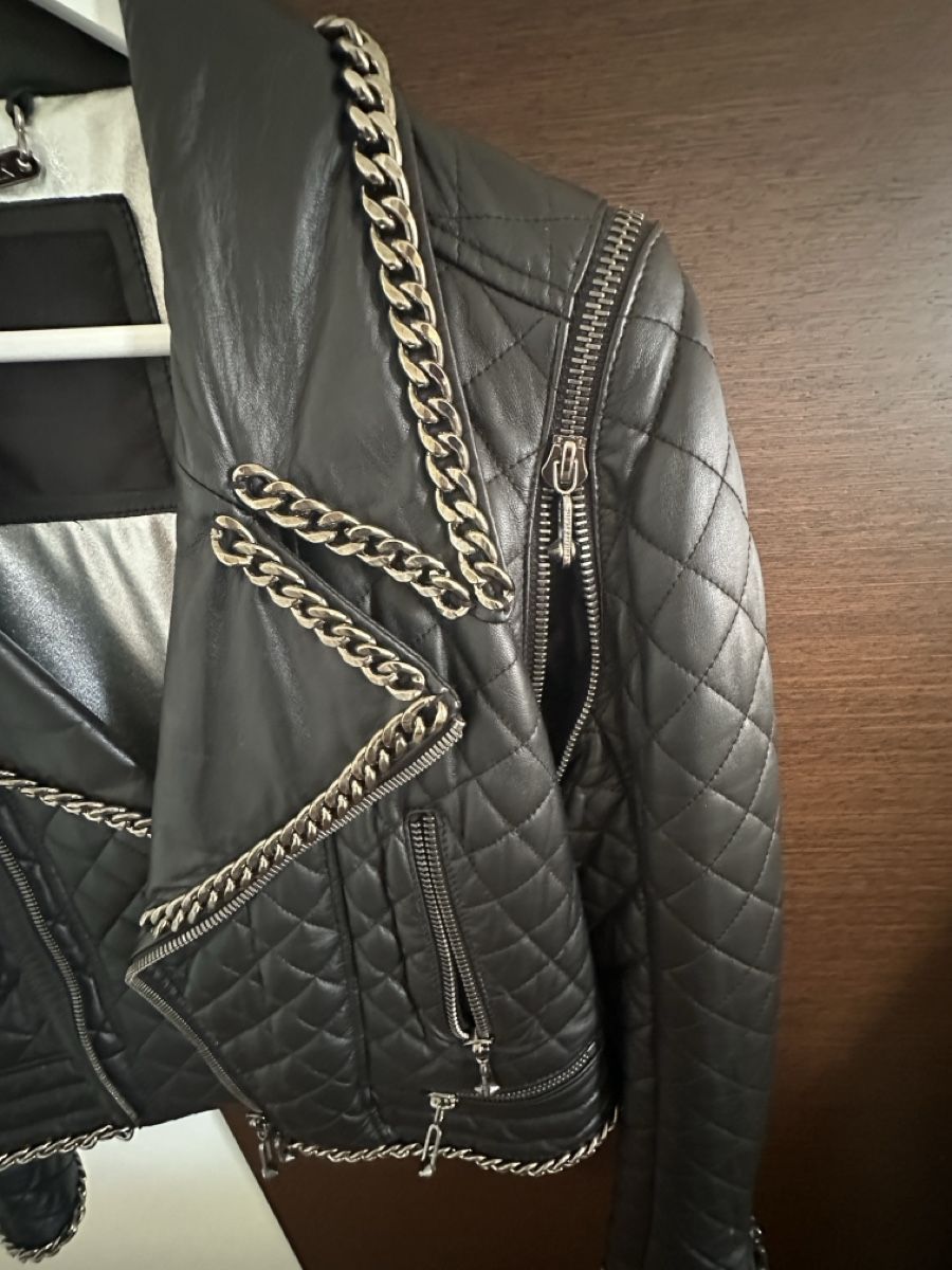 Philipp Plein Giacche: Philipp Plein Lederjacke Damen Grösse M – Usato da Jonen venduto da dibbern 9