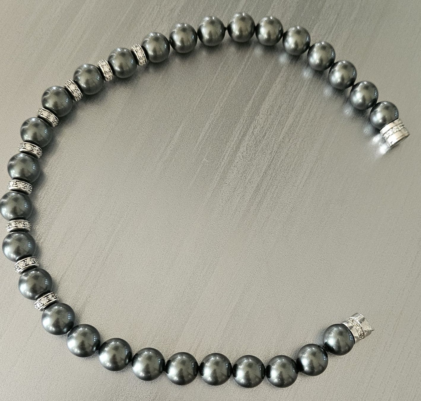 Catenine: sehr edles KristallperlenCollier 40cm Topzustand – Usato da binningen venduto da clozi62 1