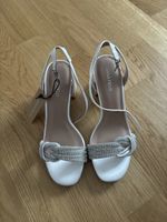 Anna Field Sandaletten, weiss mit Strass, Grösse 36, Neu!