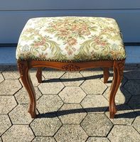 antiker Biedermeier Hocker 45x38x45cm