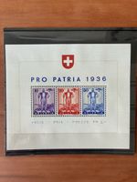 Abart 1936 Sonderblock Pro Patria