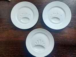 Spargelteller aus Porzellan Vintage antik