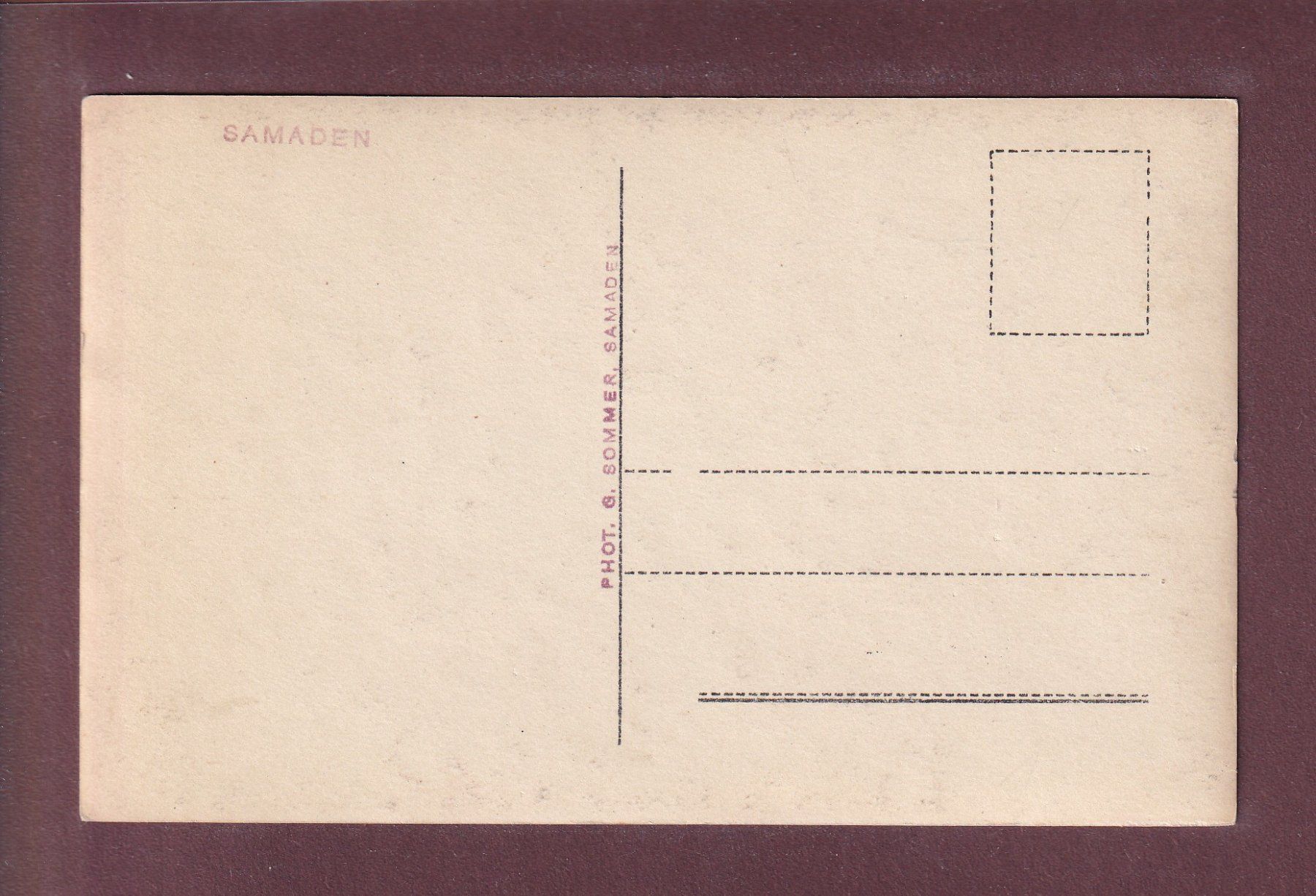 Cartoline postali: SAMEDAN - Detail – Usato da Pully venduto da nicecards 1