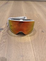 Top Skibrille DOPE Weiss Orange Spiegellinse für den Winter!