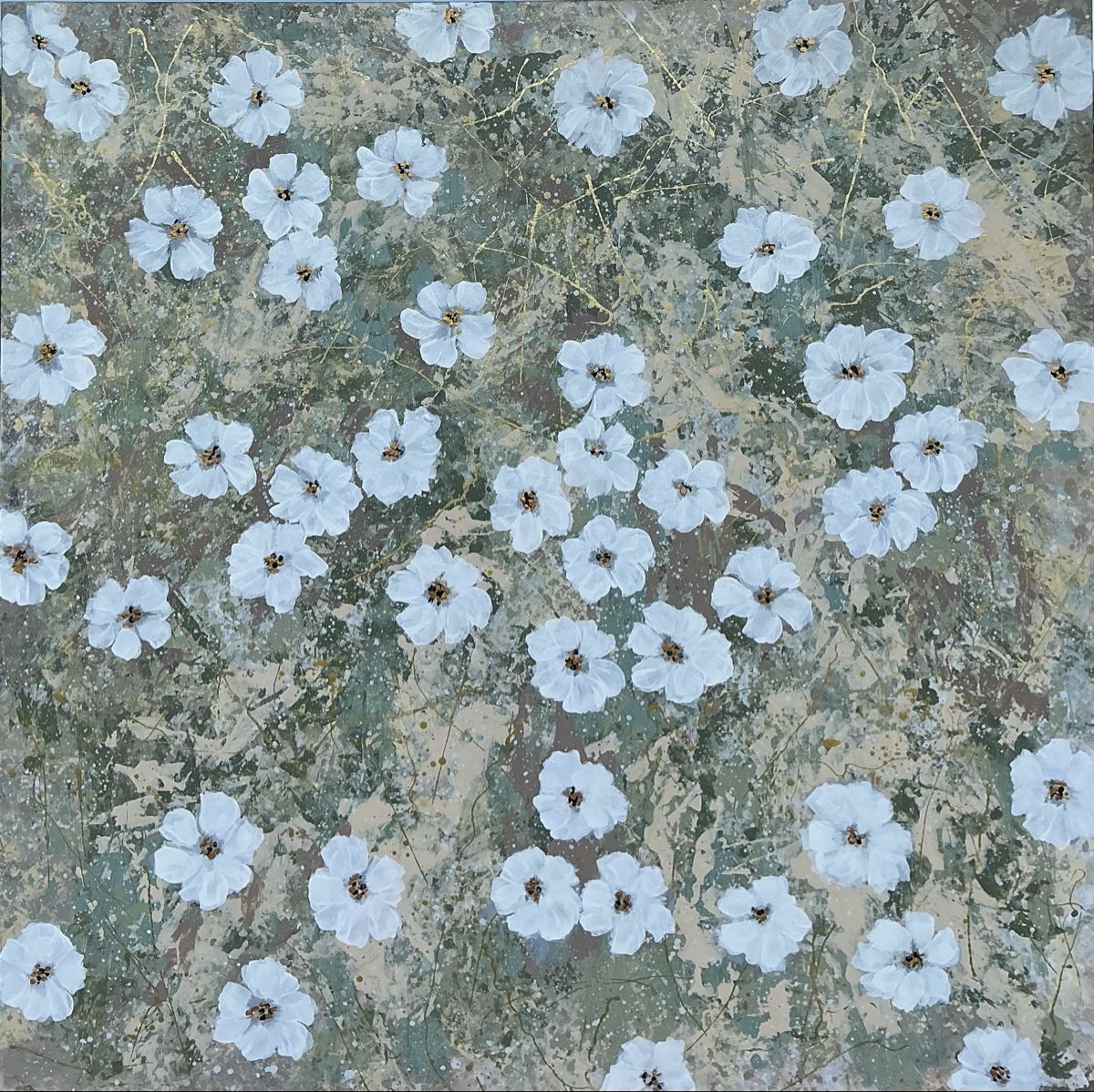 Dipinti: „Poésie Les Fleurs” – Nuovo e nell'imballaggio originale da Uznach venduto da Spillmannkunst43 8
