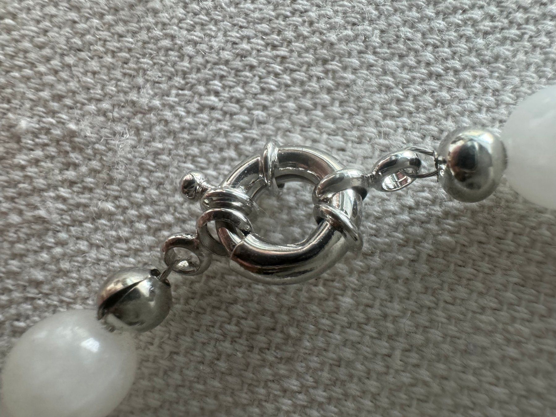 Ketten: Halskette Jade/Tschechischer-Kristall – Neu (gemäss Beschreibung) aus Biberist von tl-schmuck 2