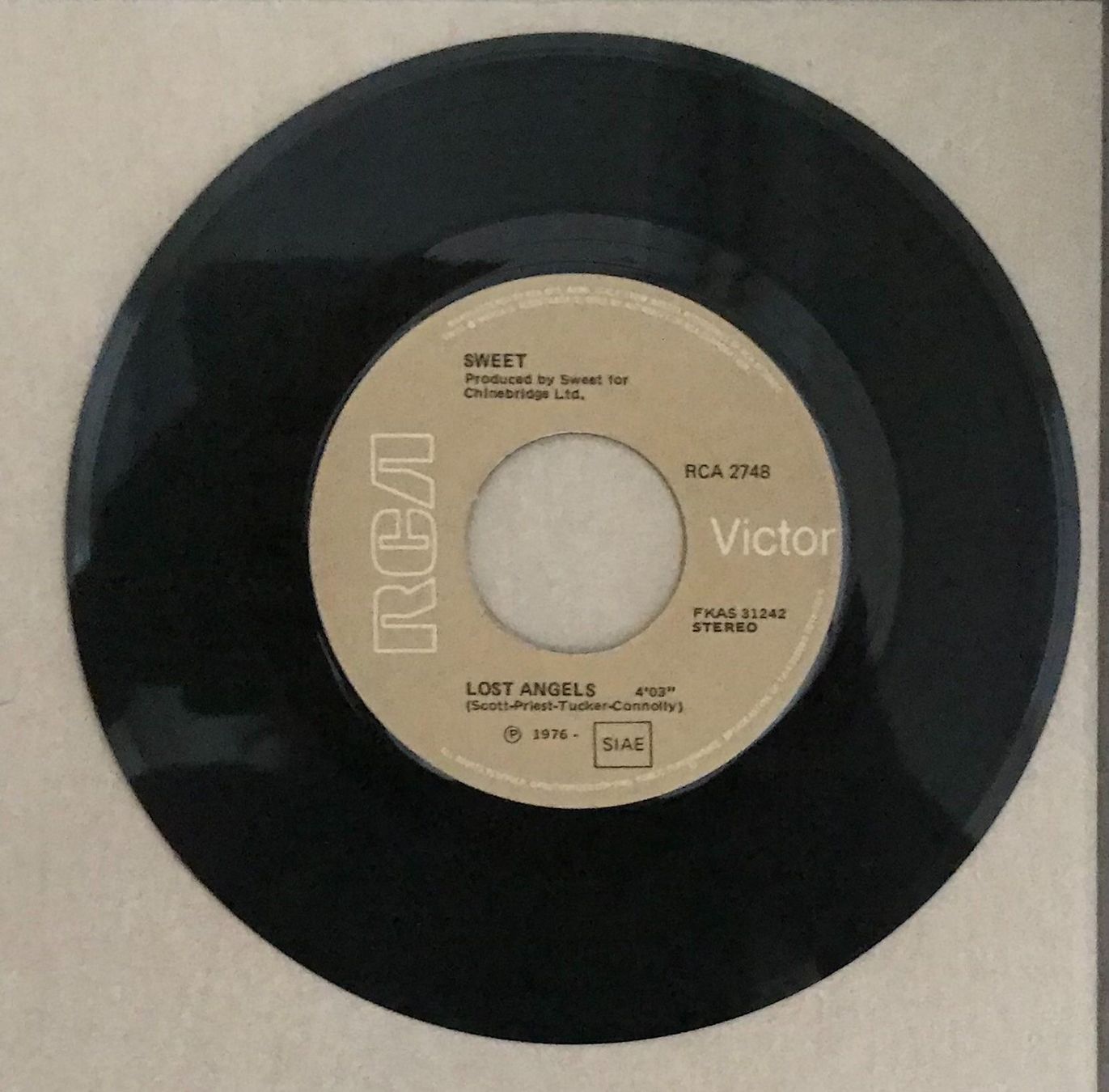 Dischi in vinile: SWEET - LOST ANGELS – Usato da Bussigny venduto da vinyl-pas-cher 2