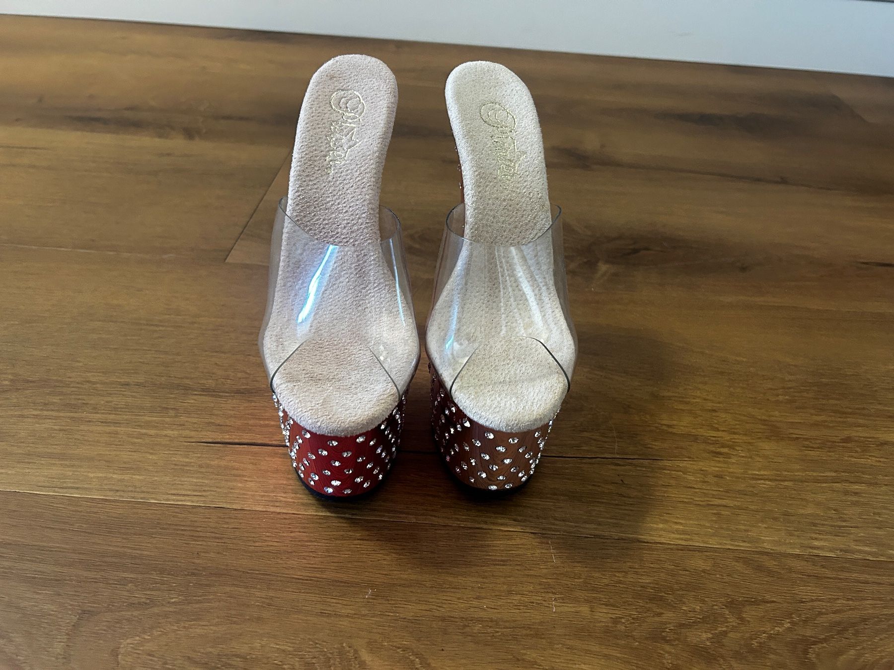 Scarpe da donna: Pleaser Stardust 701 Platform Heels Pink Strasssteinen Gr 37 – Nuovo e nell'imballaggio originale da Regensdorf venduto da Spyke55 1