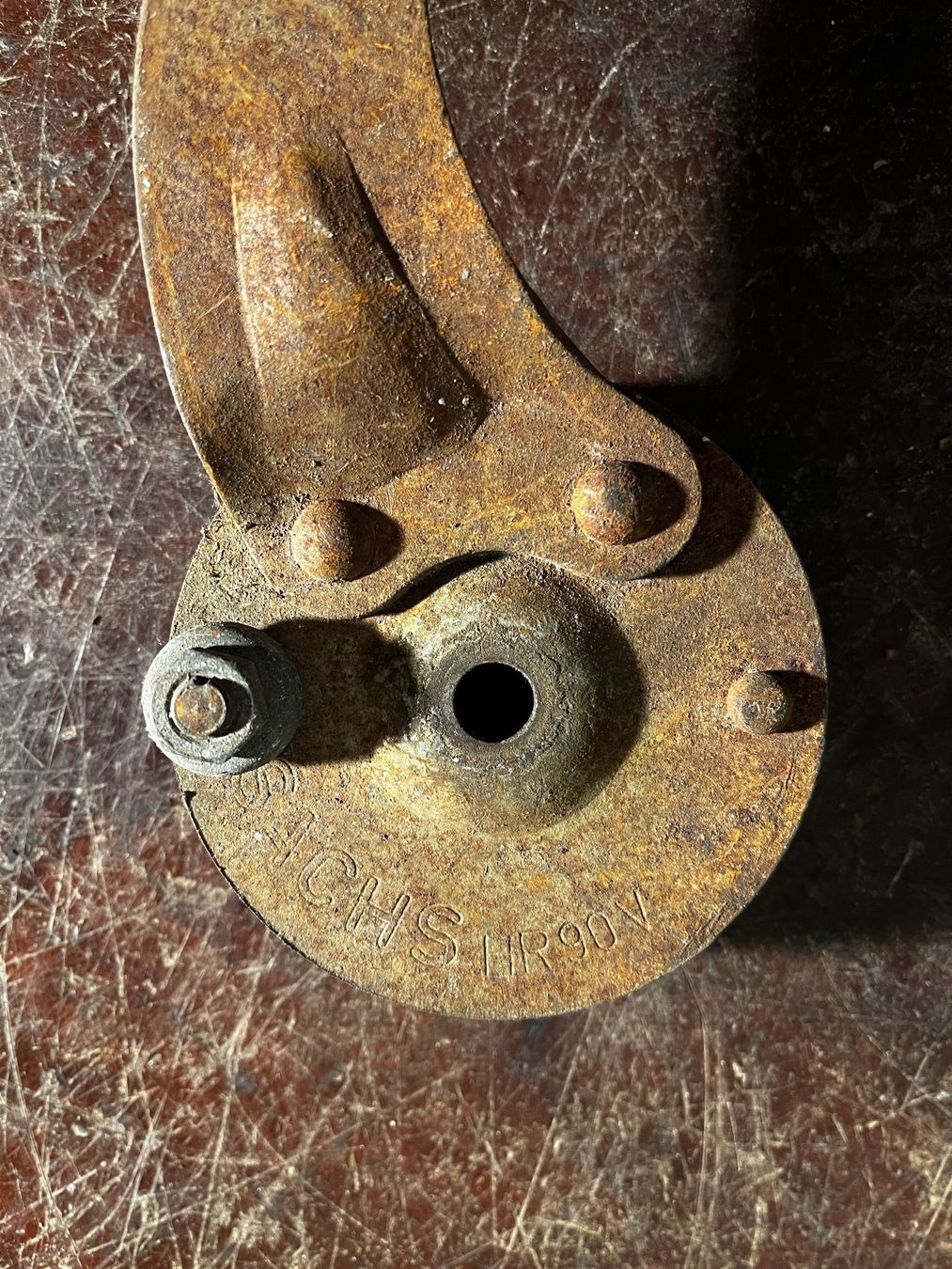 Sachs Parti ricambio per ciclomotori: Sachs HR90V Rücktritt Mofa Bremsankerplatte – Usato da Fahrni b. Thun venduto da berger_tuning34 1